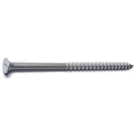 Buildright Deck Screw, #10 x 4 in, Steel, Flat Head, Phillips Drive, 255 PK 07920